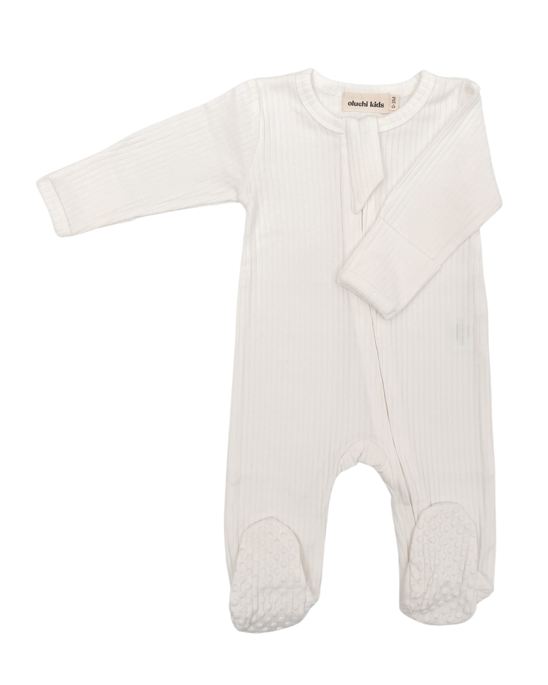 Ribbed Jumpsuit in Snow