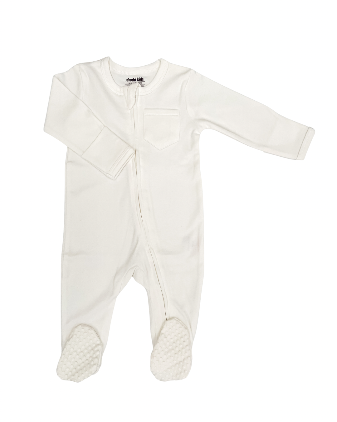 Organic Cotton Jumpsuit in Pearl