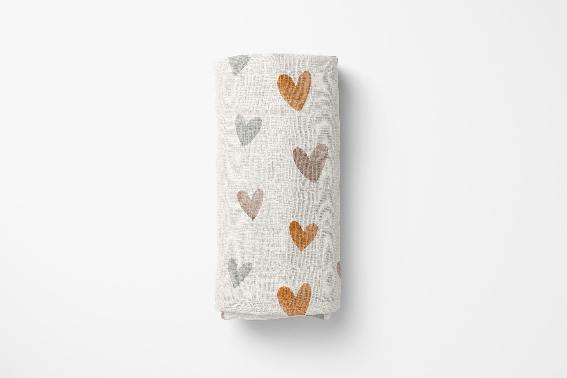 Hearts Swaddle Blanket