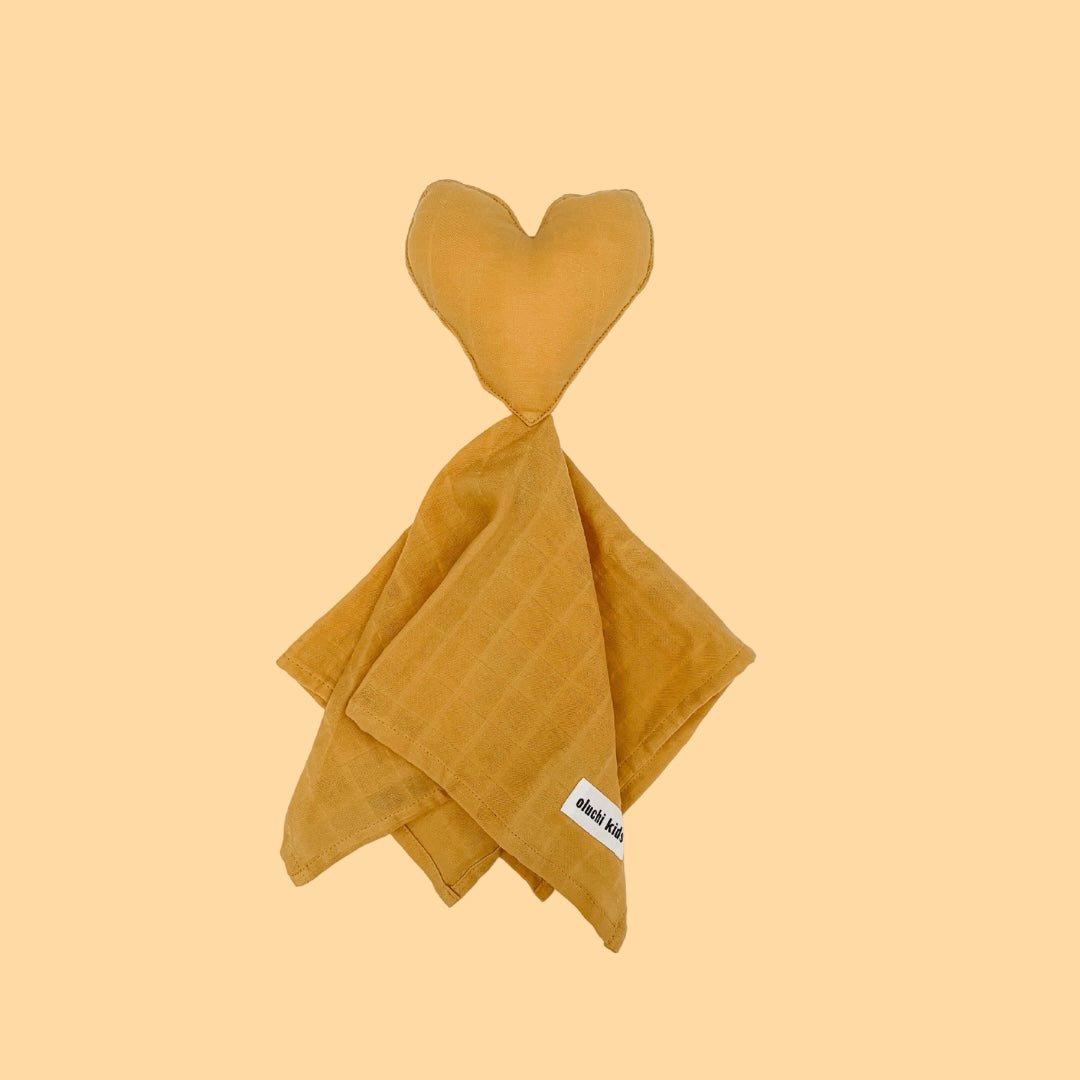 Organic Cotton Lovey in Mustard