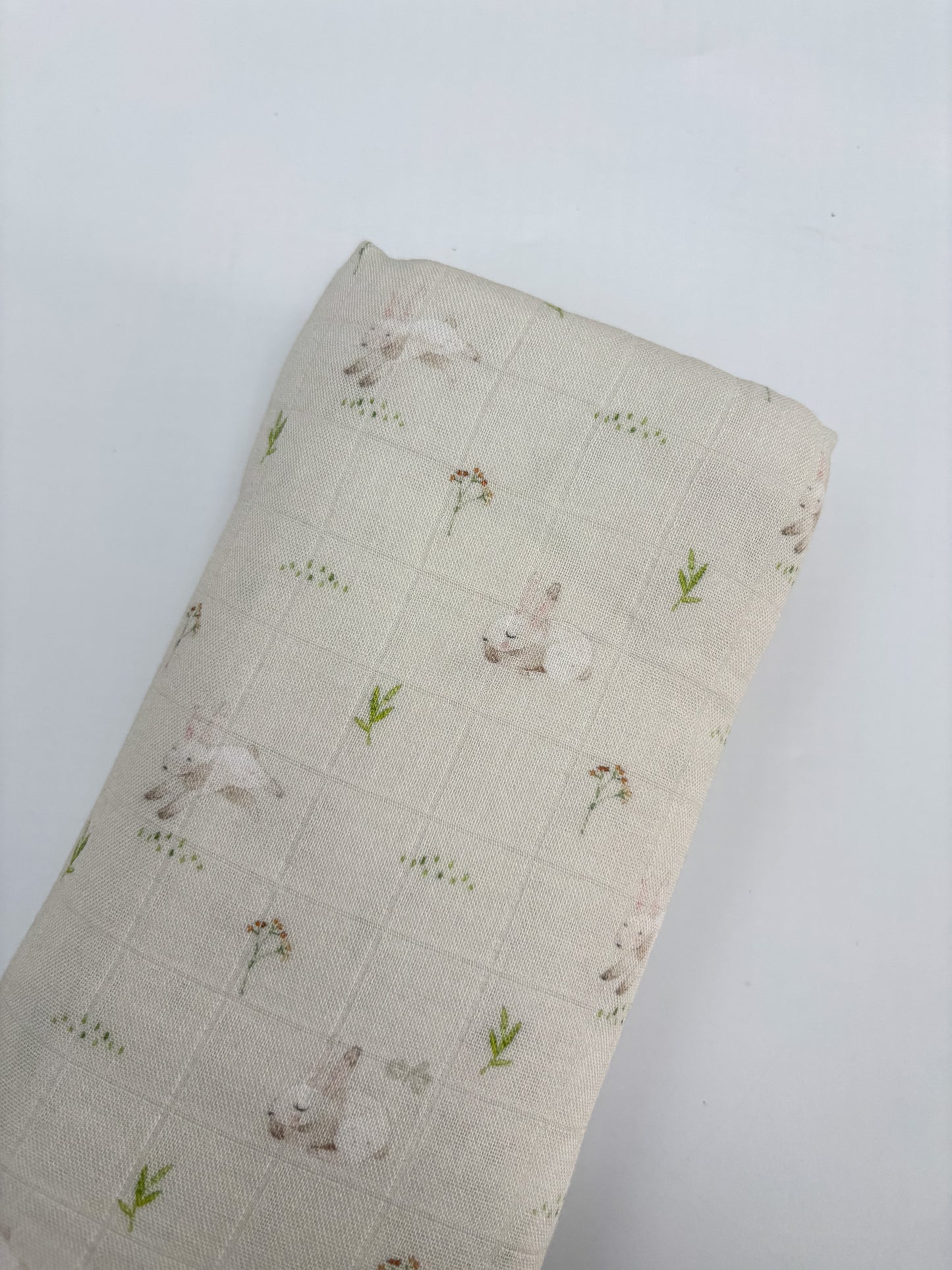 Sleepy Bunny Swaddle Blanket