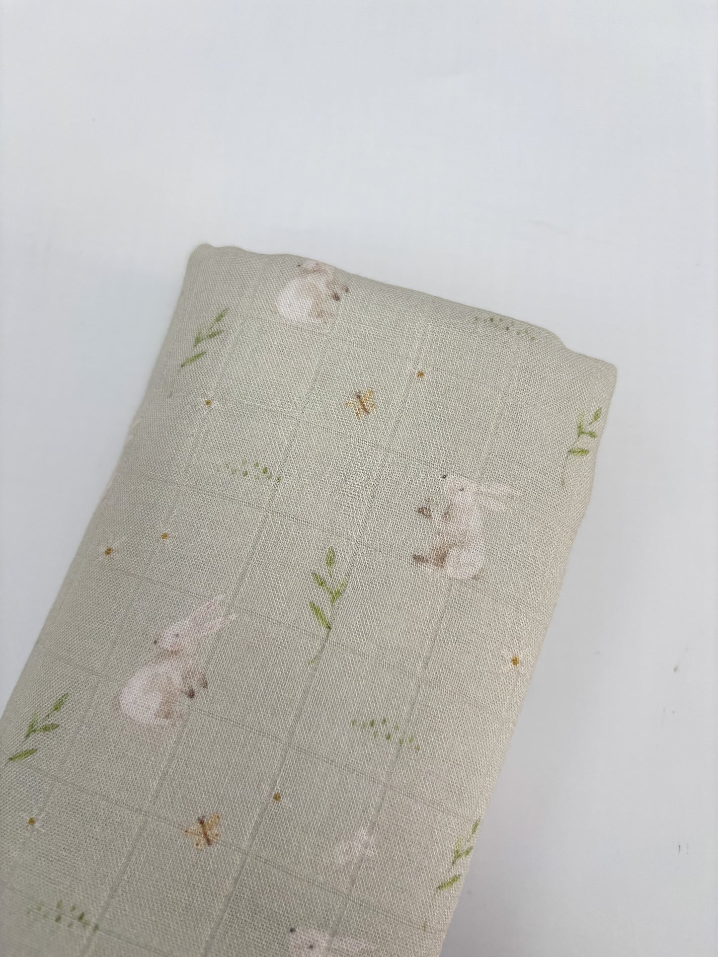 Spring Bunny Swaddle Blanket