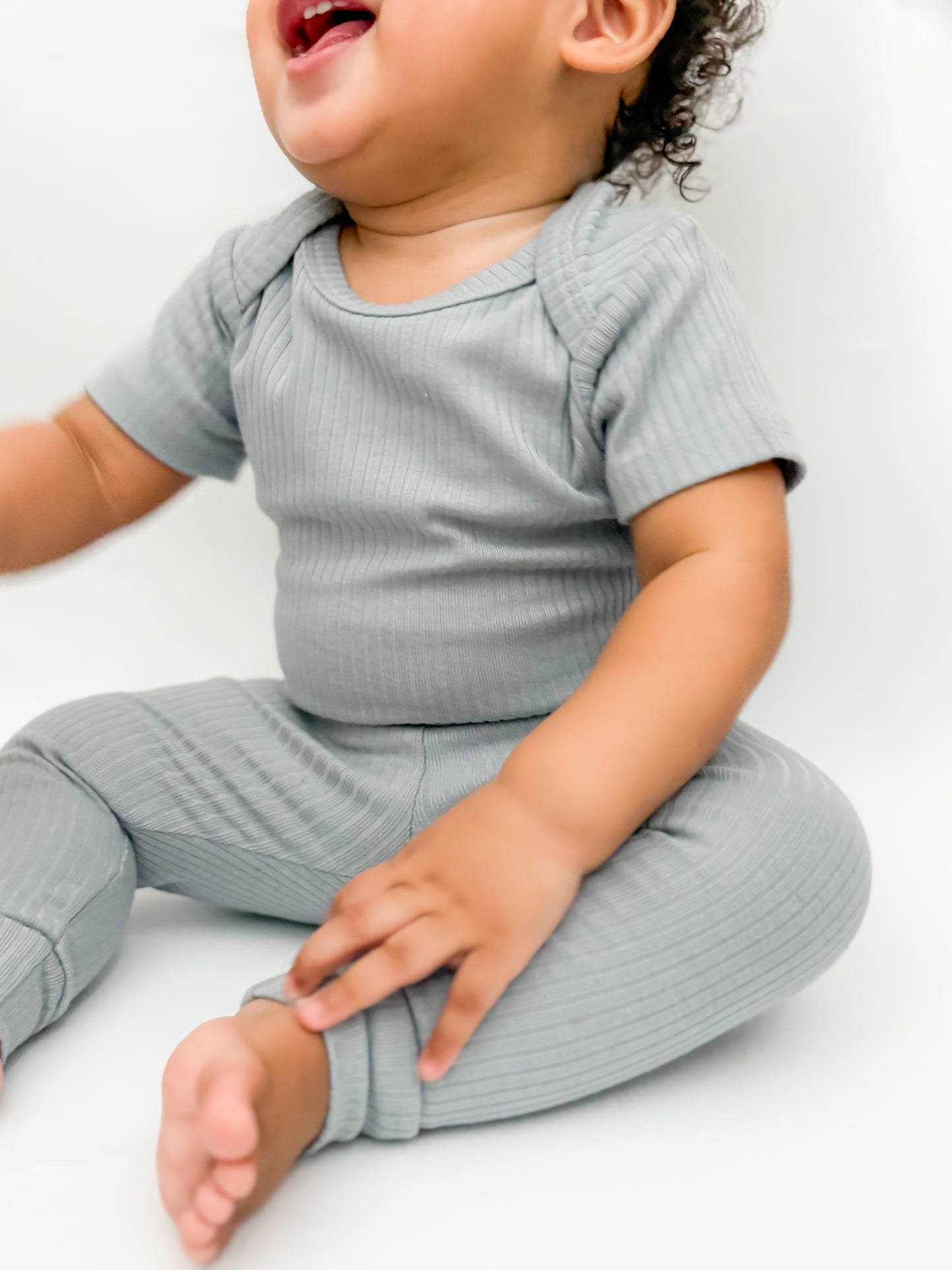 Cotton Ribbed Pants