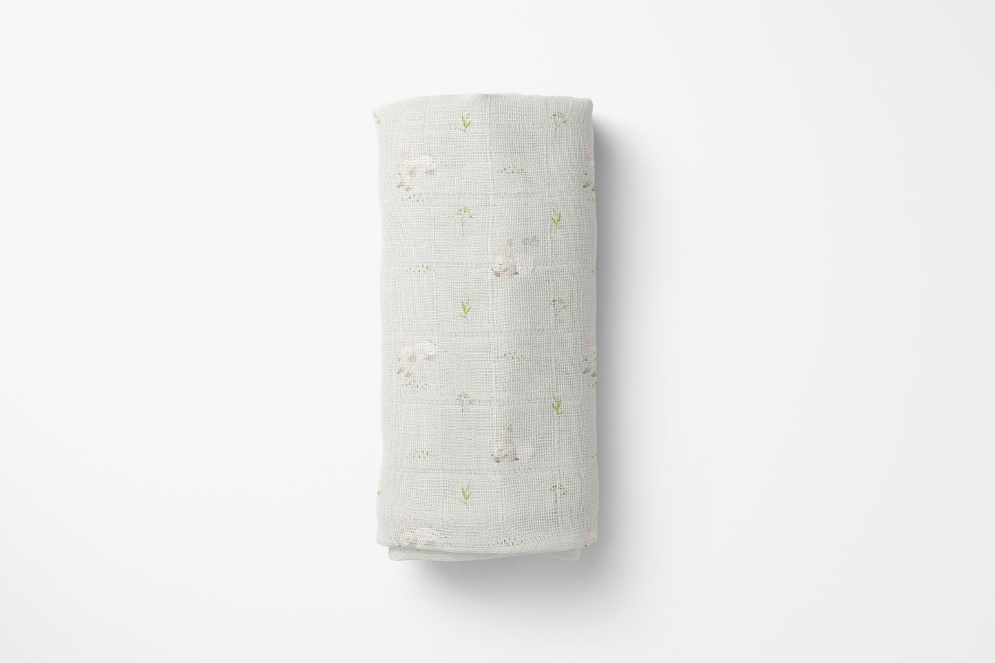 Sleepy Bunny Swaddle Blanket