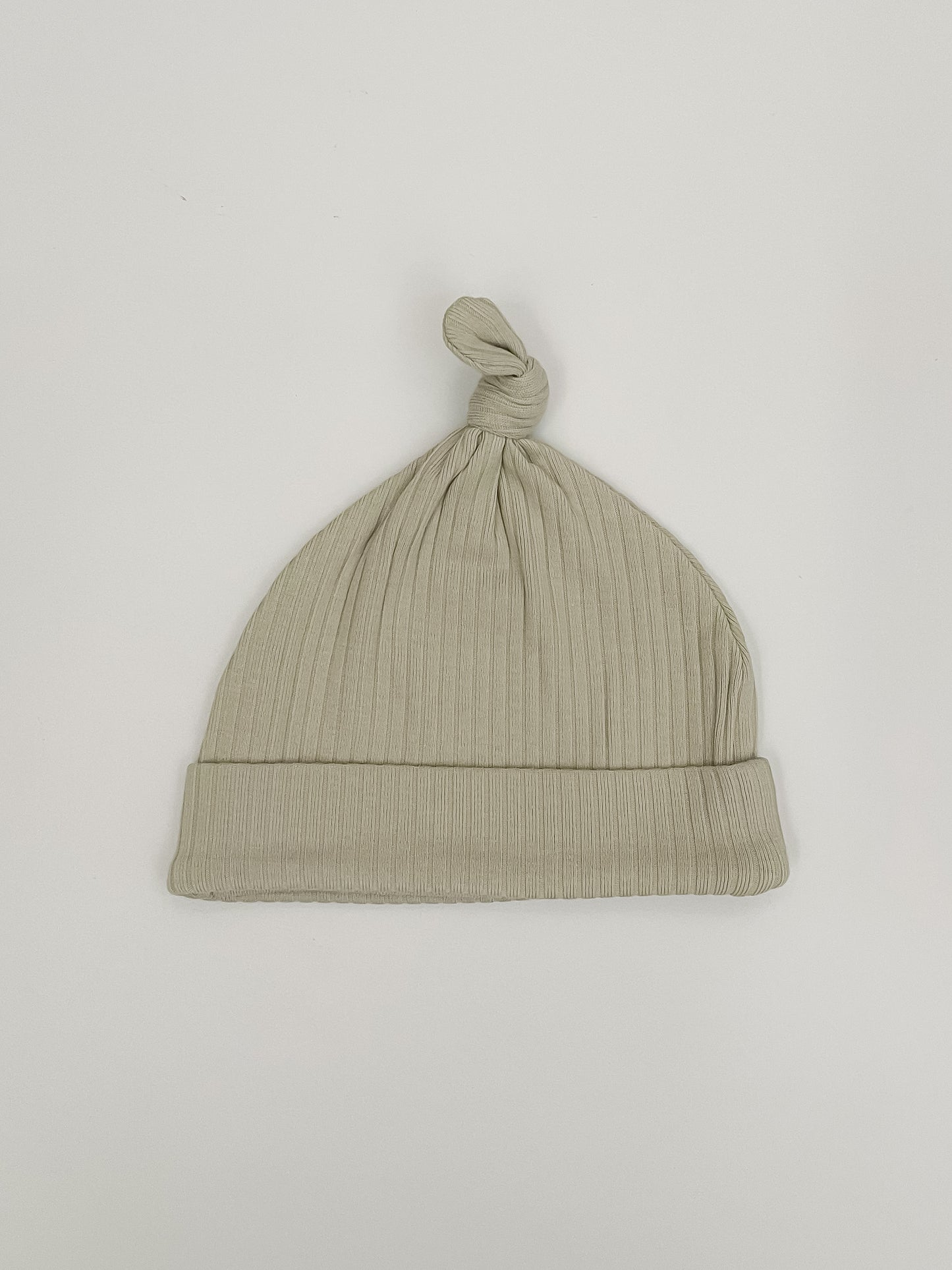 Ribbed Cotton Newborn Hats
