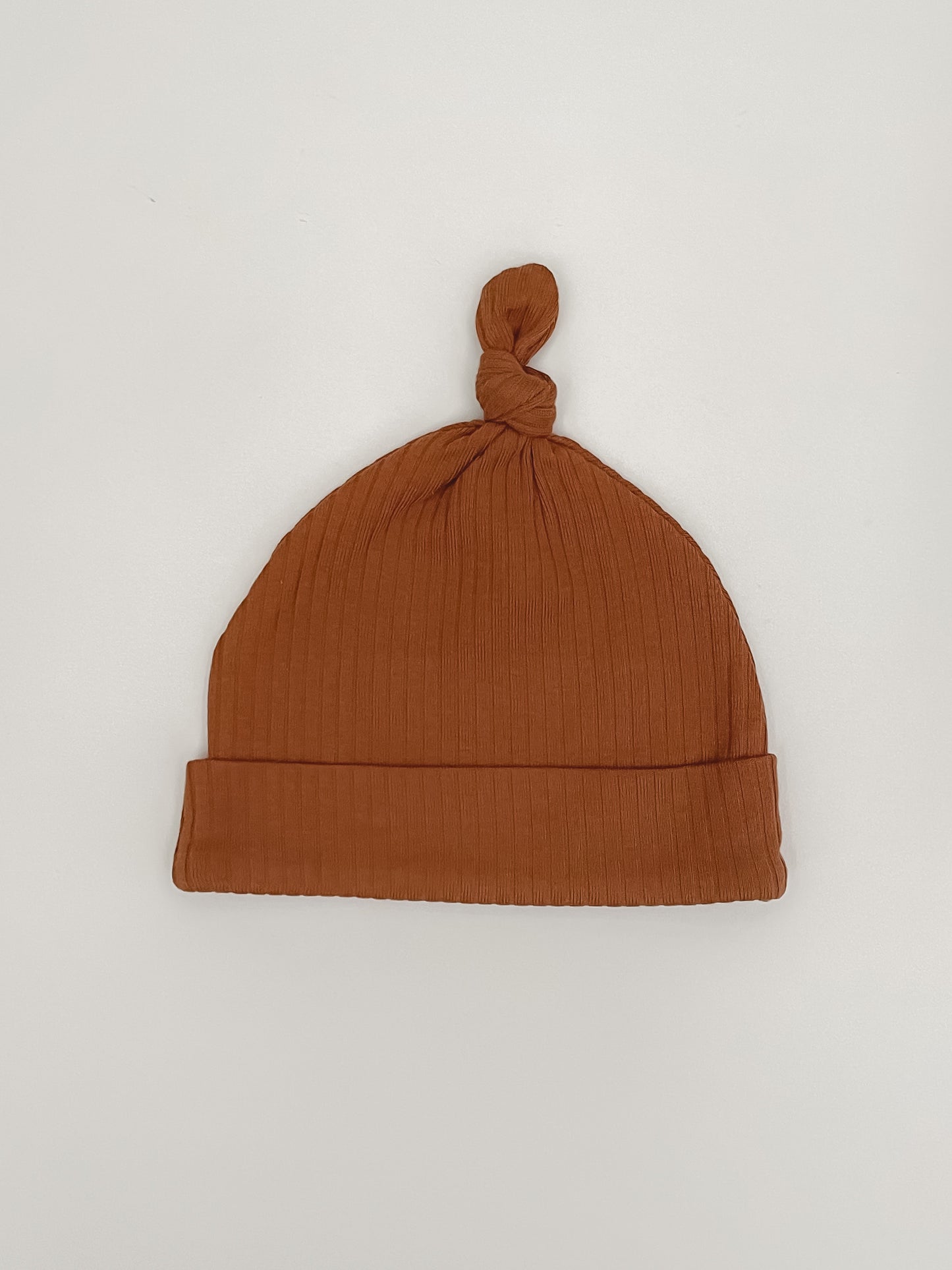 Ribbed Cotton Newborn Hats