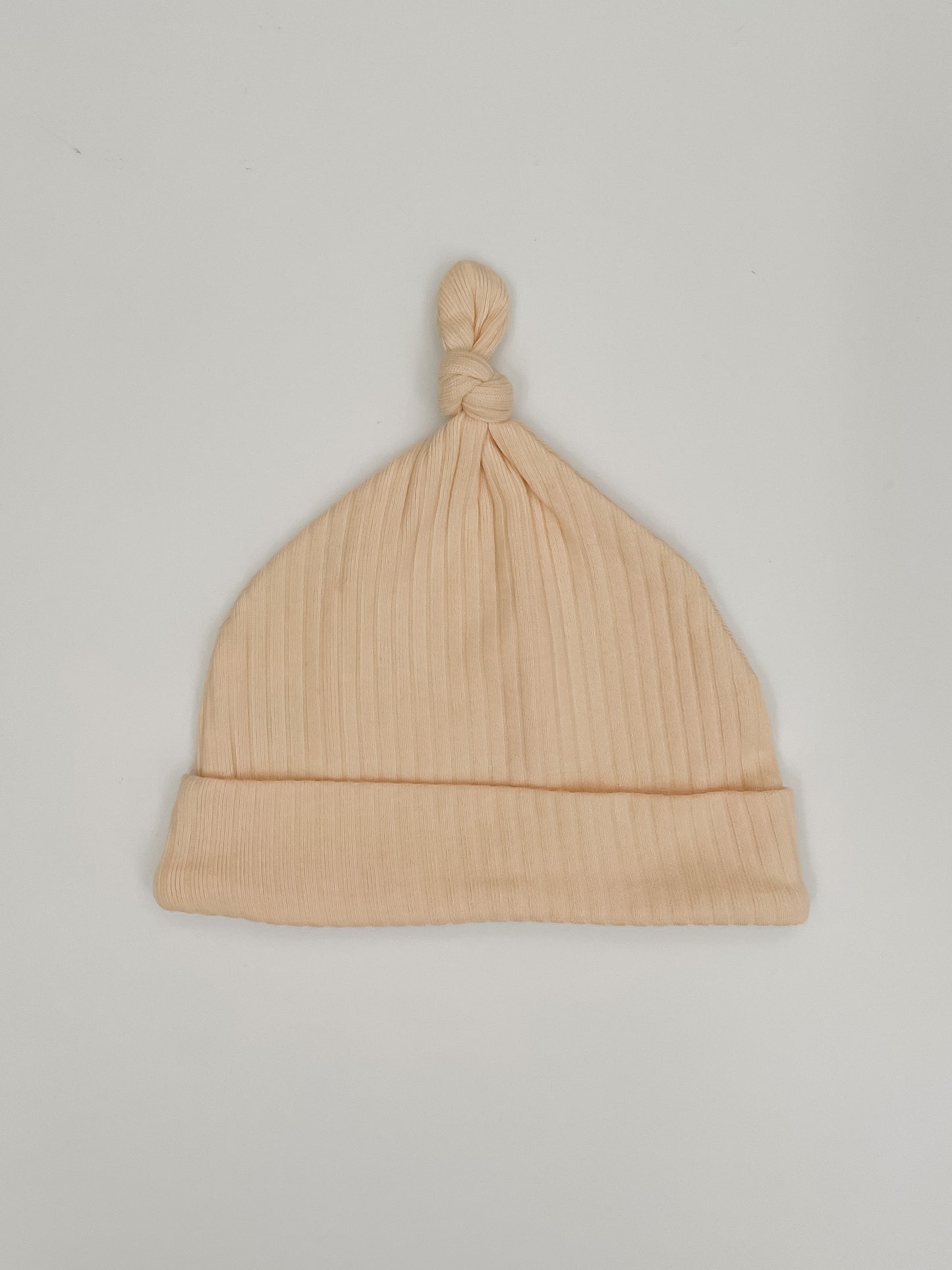 Ribbed Cotton Newborn Hats