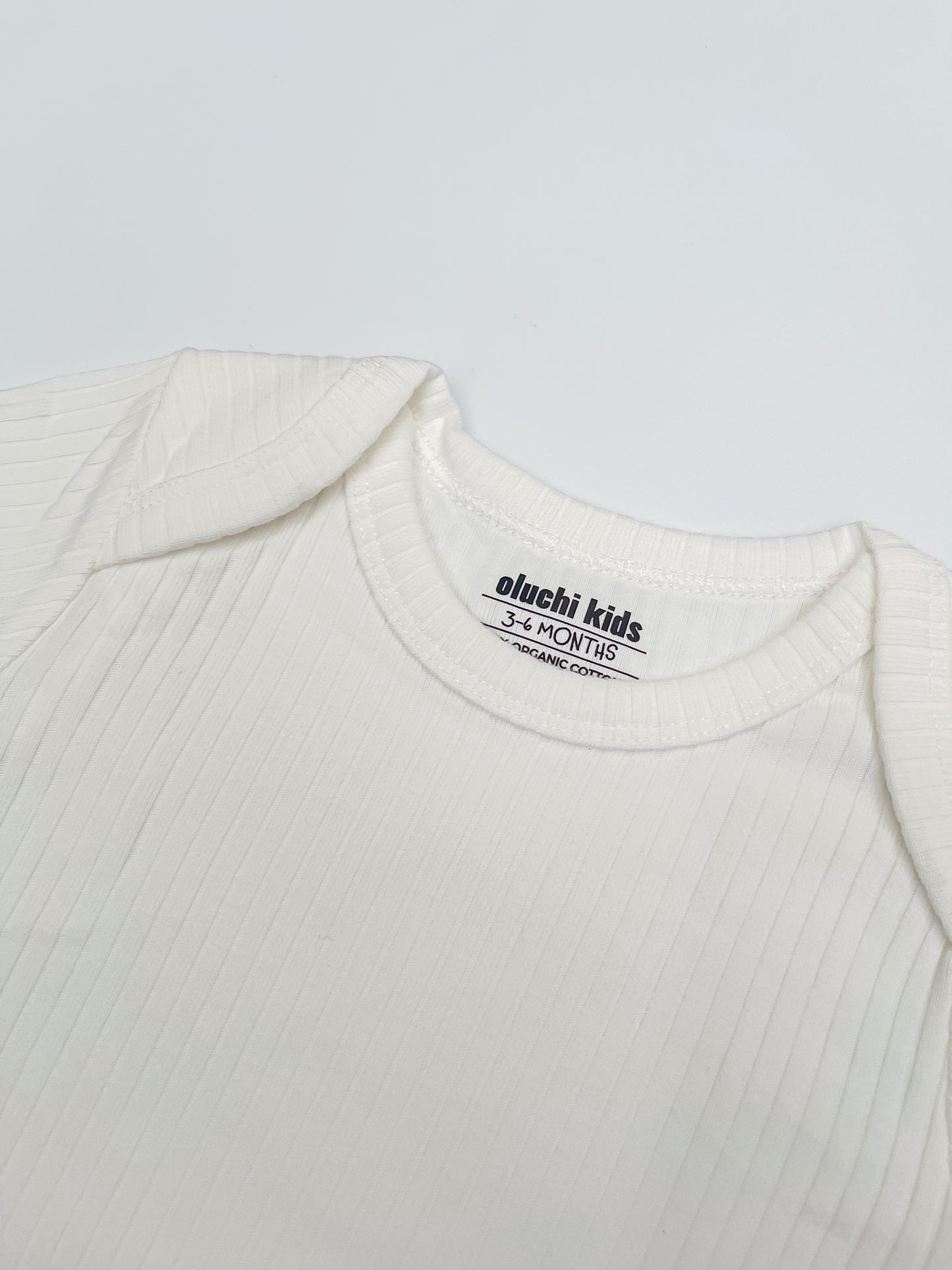 Ribbed Bodysuit in Snow