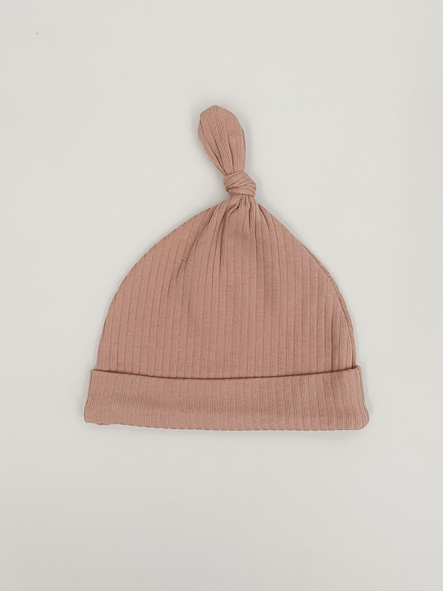 Ribbed Cotton Newborn Hats