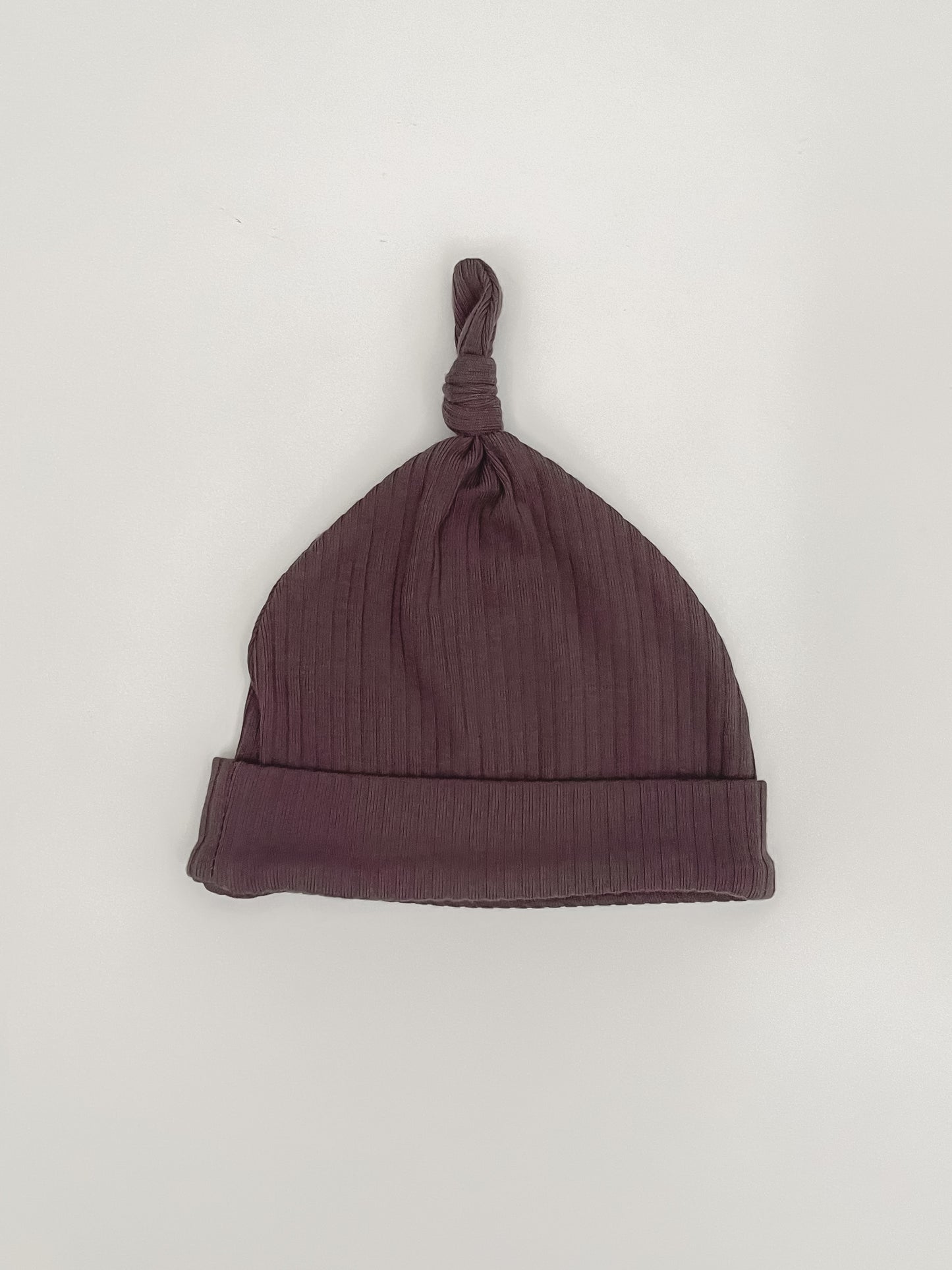 Ribbed Cotton Newborn Hats