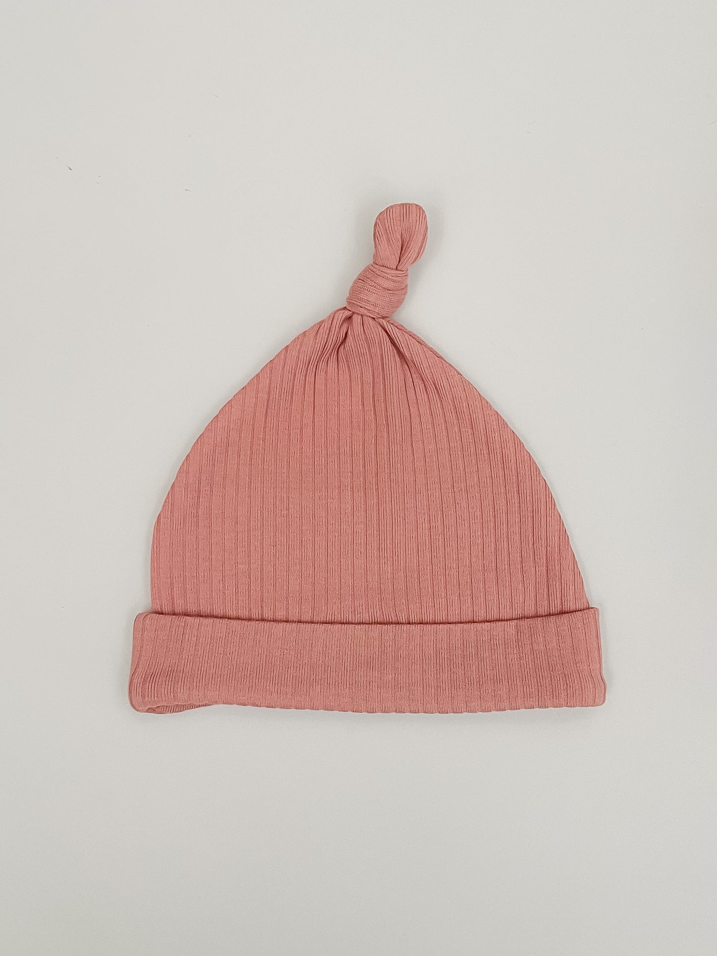 Ribbed Cotton Newborn Hats
