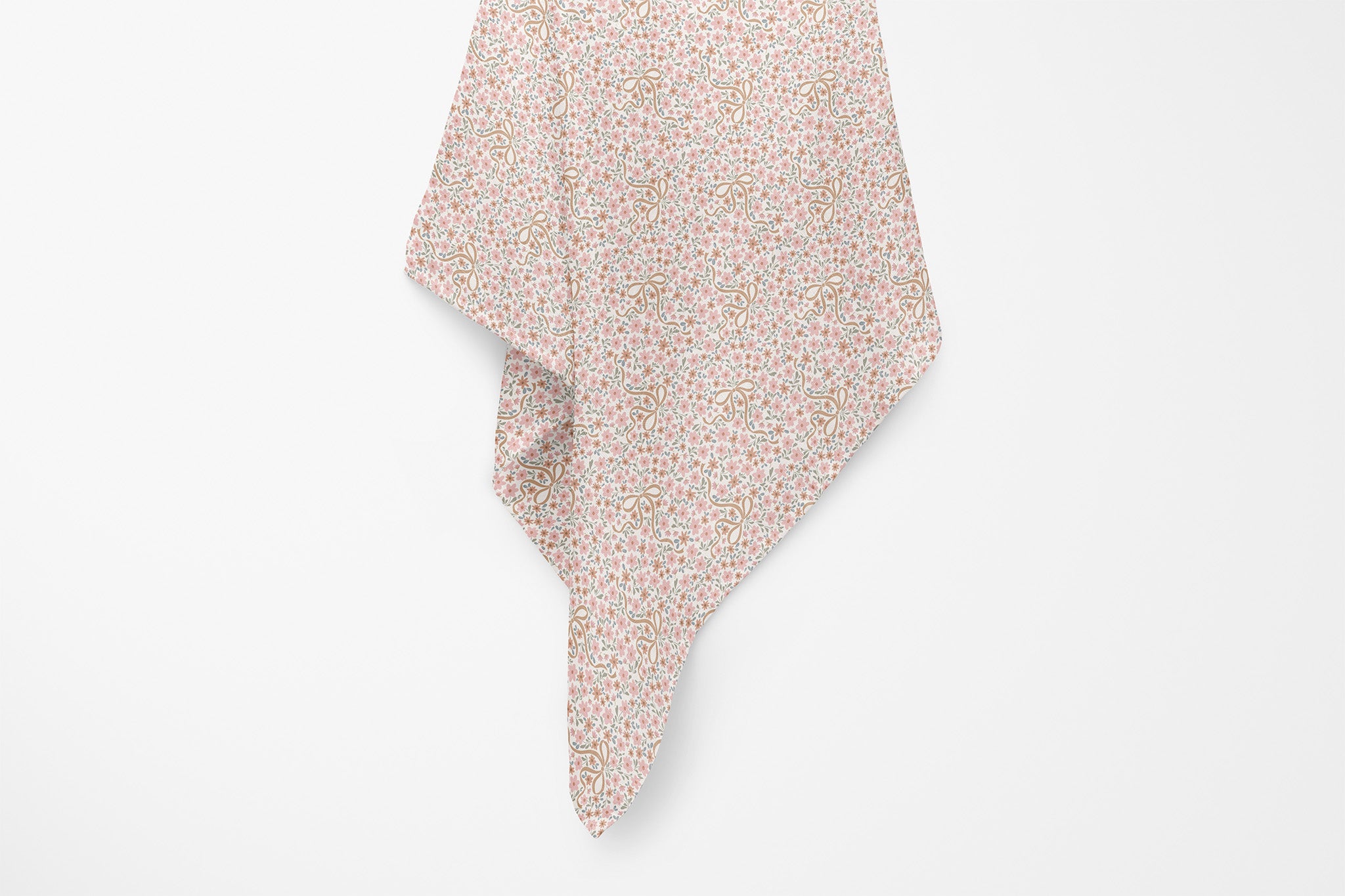 Blushing Bows - Bamboo Swaddle