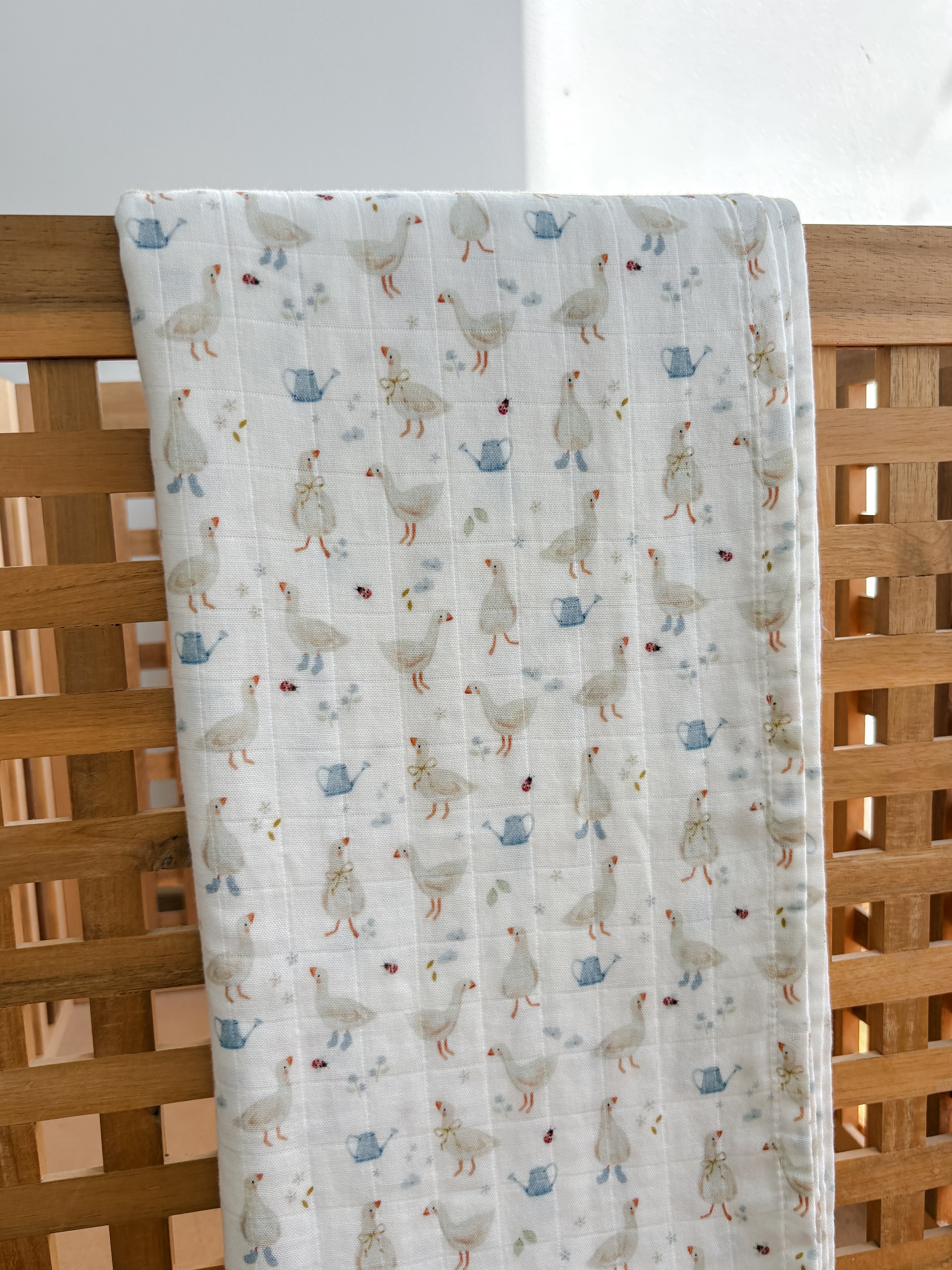 Goose Garden - Bamboo Swaddle