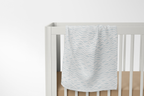 Blue Waves Organic Bamboo Swaddle Blanket
