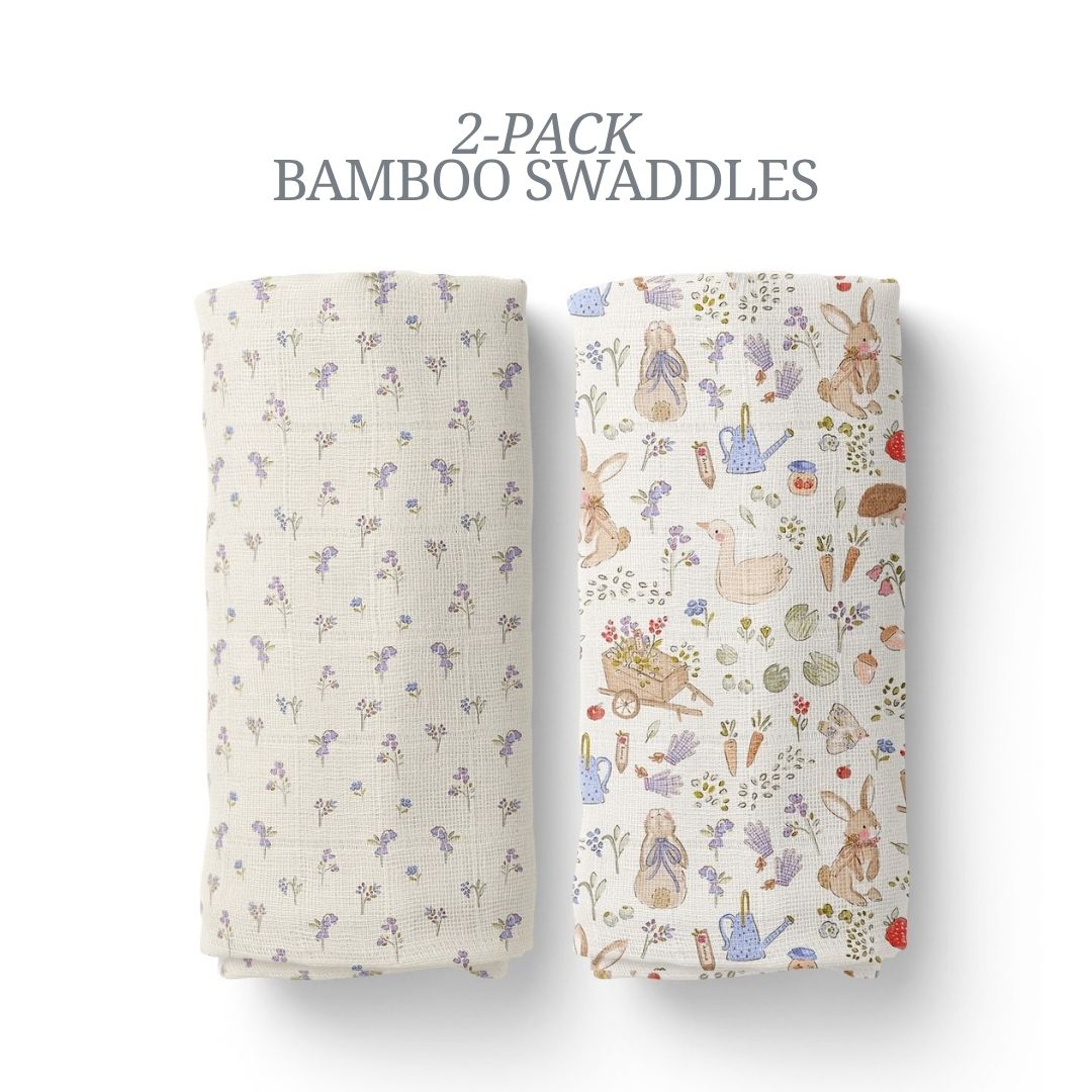 2-Pack Swaddle Blankets