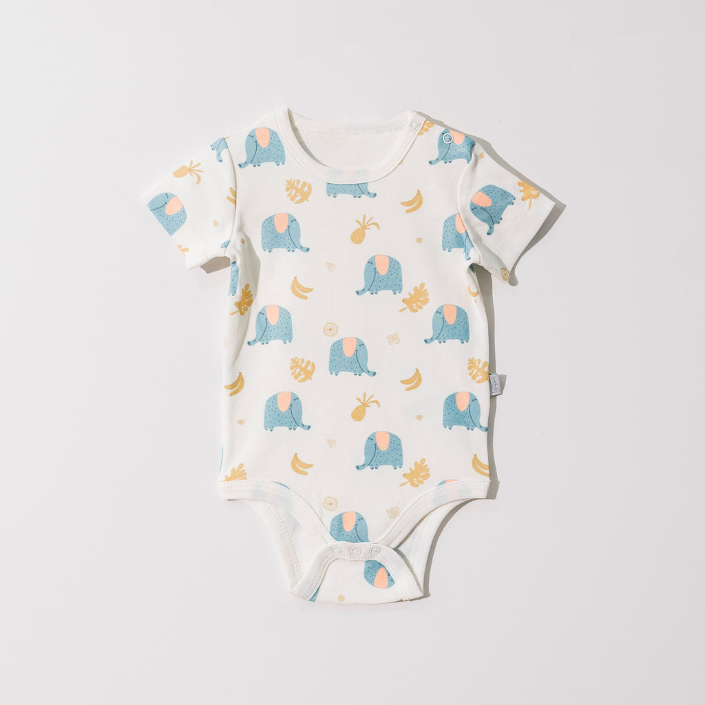 Printed Organic Cotton Bodysuit