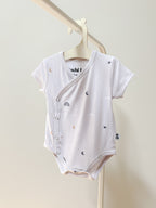 Butter-Soft Ribbed Bamboo Kimono Bodysuit