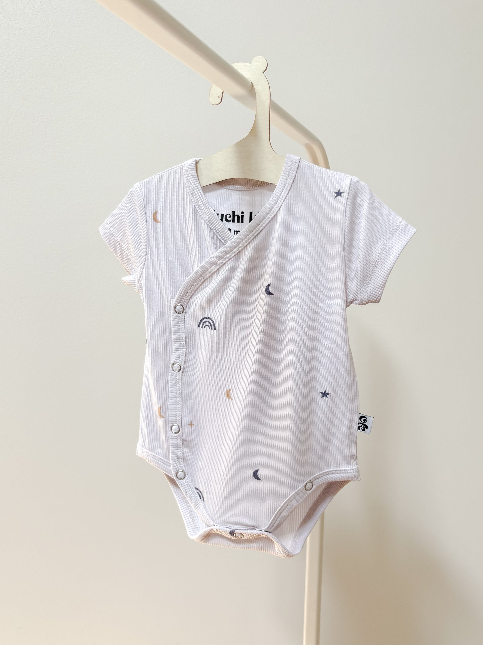 Ribbed Bamboo Kimono Bodysuit