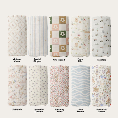 2-Pack Swaddle Blankets