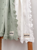 2-pack Cotton Knitted Blankets