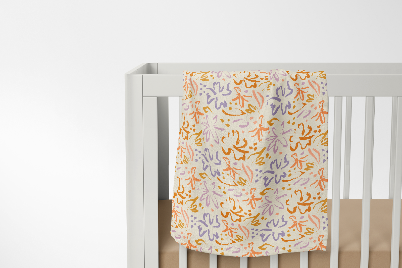 Wildflower Swaddle Blanket