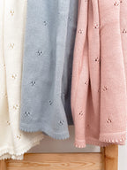 2-pack Cotton Knitted Blankets