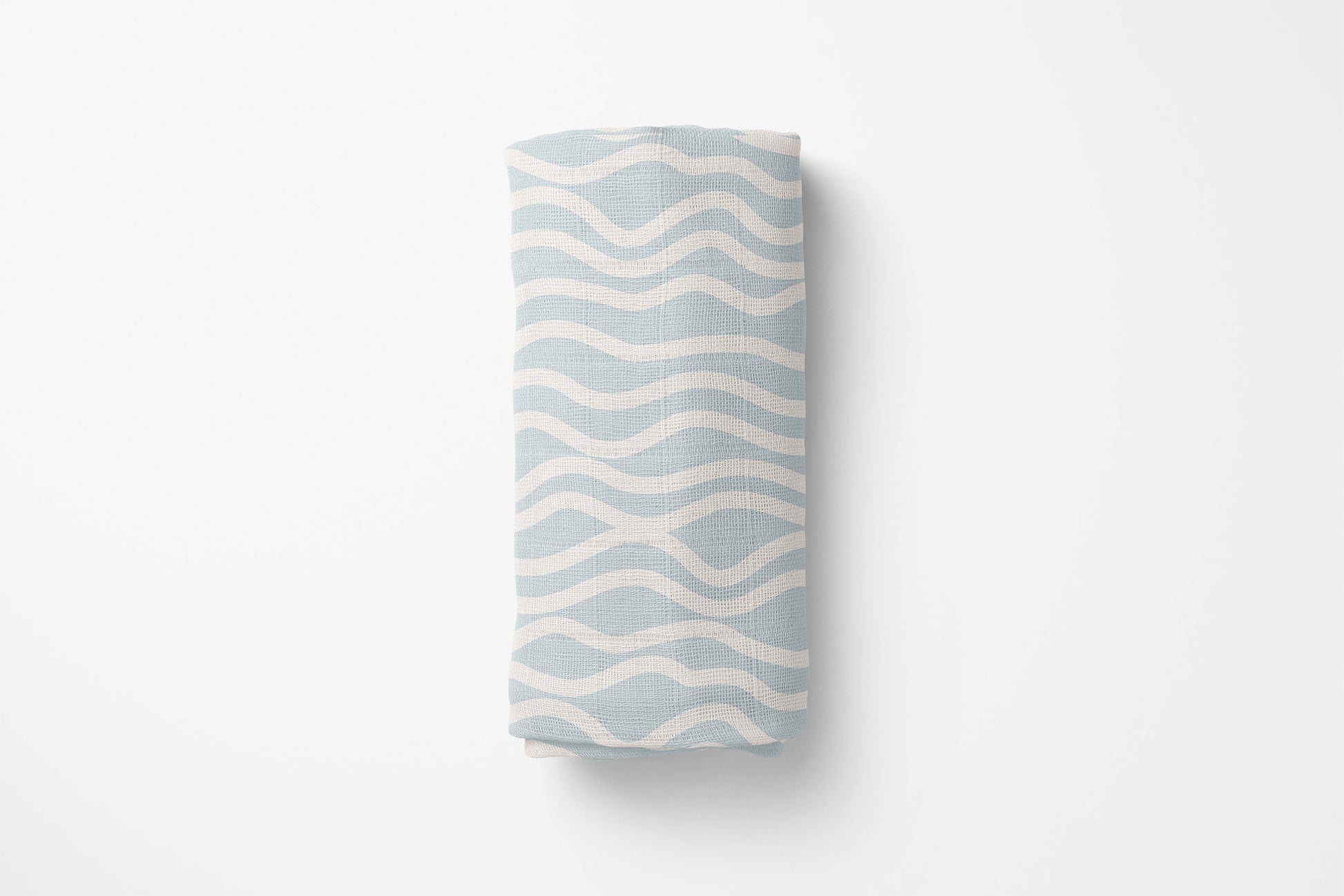 Blue Waves Swaddle Blanket