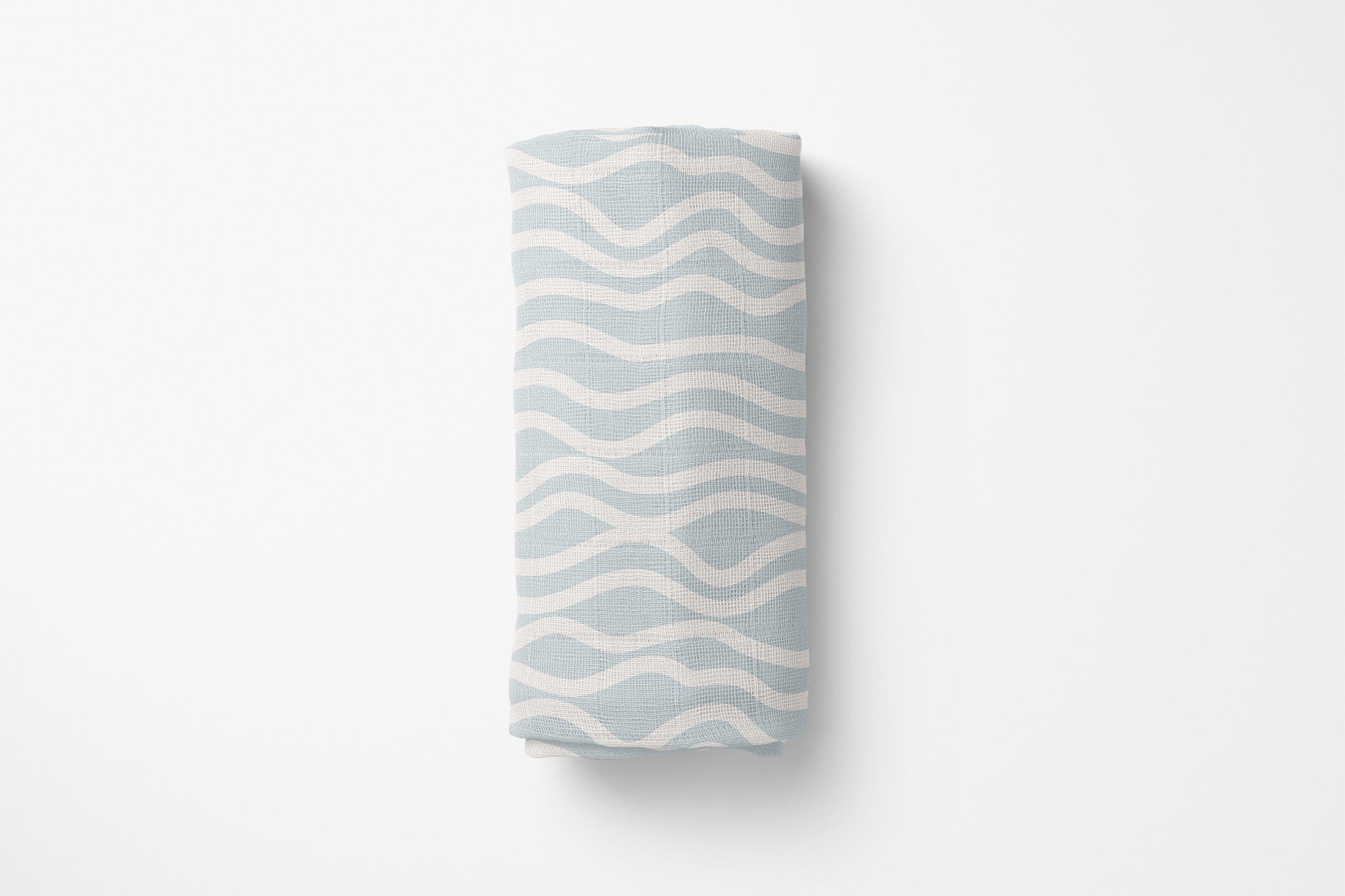 Blue Waves Swaddle Blanket