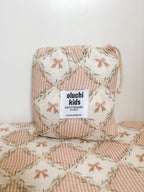 Pink Stripe Fitted Sheet