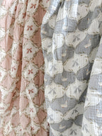 Blue Bows Fitted Sheet