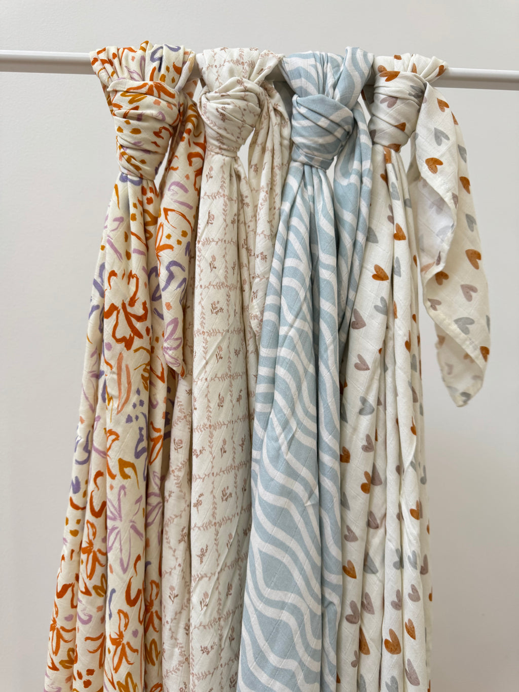 2-pack Organic Bamboo Swaddle Blankets