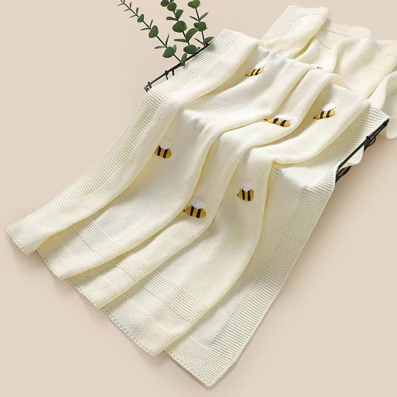 Bumble Bee Knit - Baby Blanket