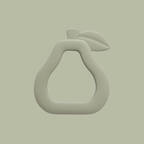 Pear Silicone Teether