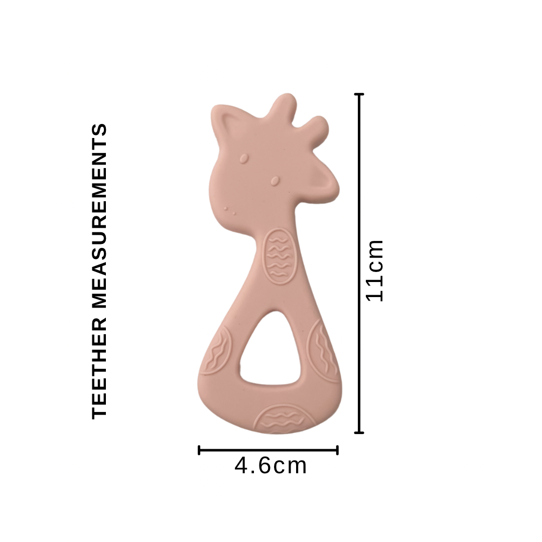 Giraffe Silicone Teether