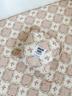 Pink Stripe Fitted Sheet