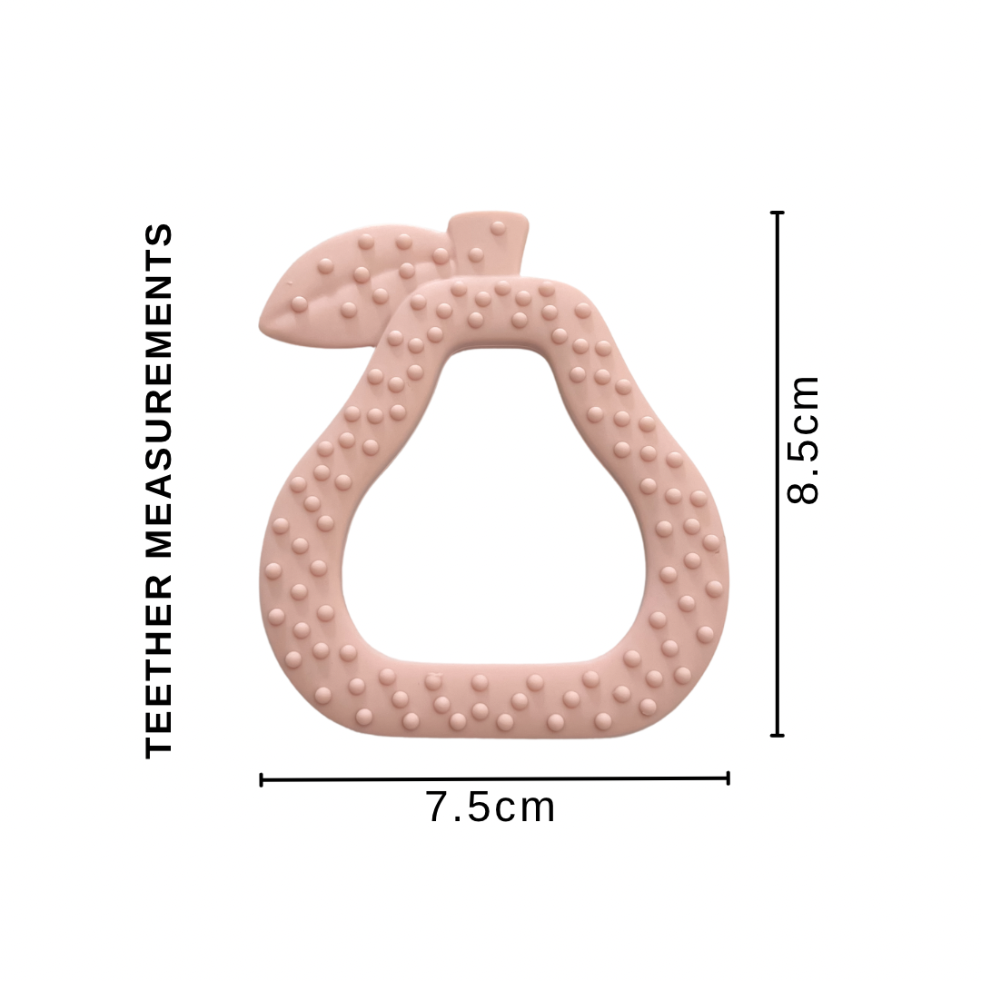 Pear Silicone Teether