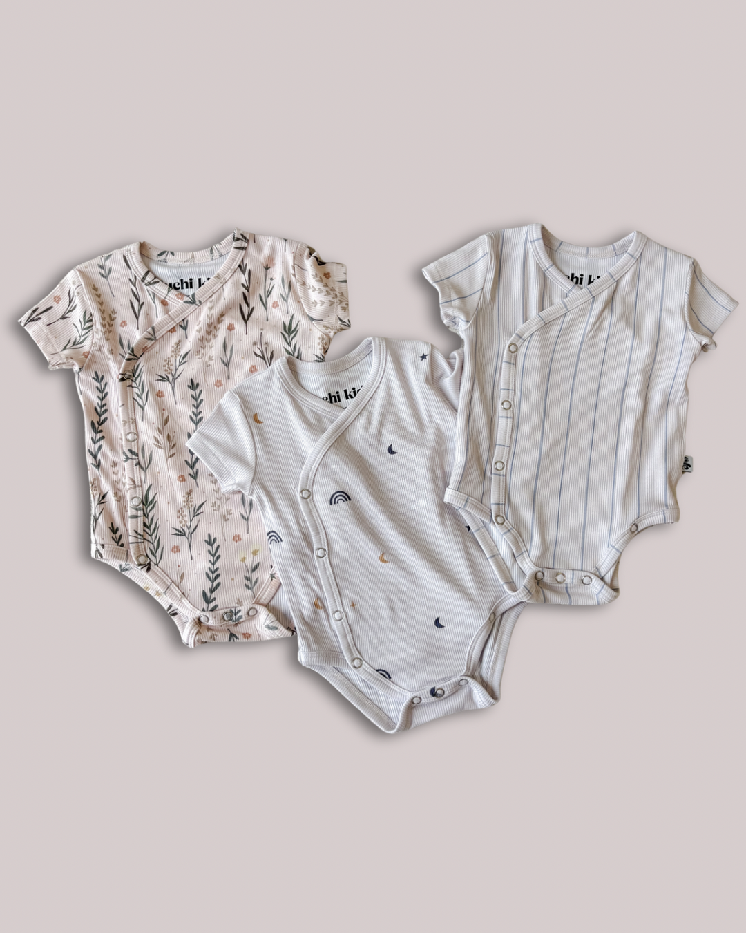 Ribbed Bamboo Kimono Bodysuit