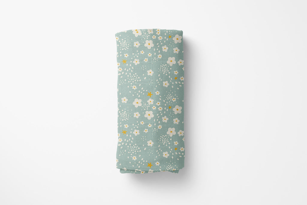 Daisy Dreams Organic Bamboo Swaddle Blanket