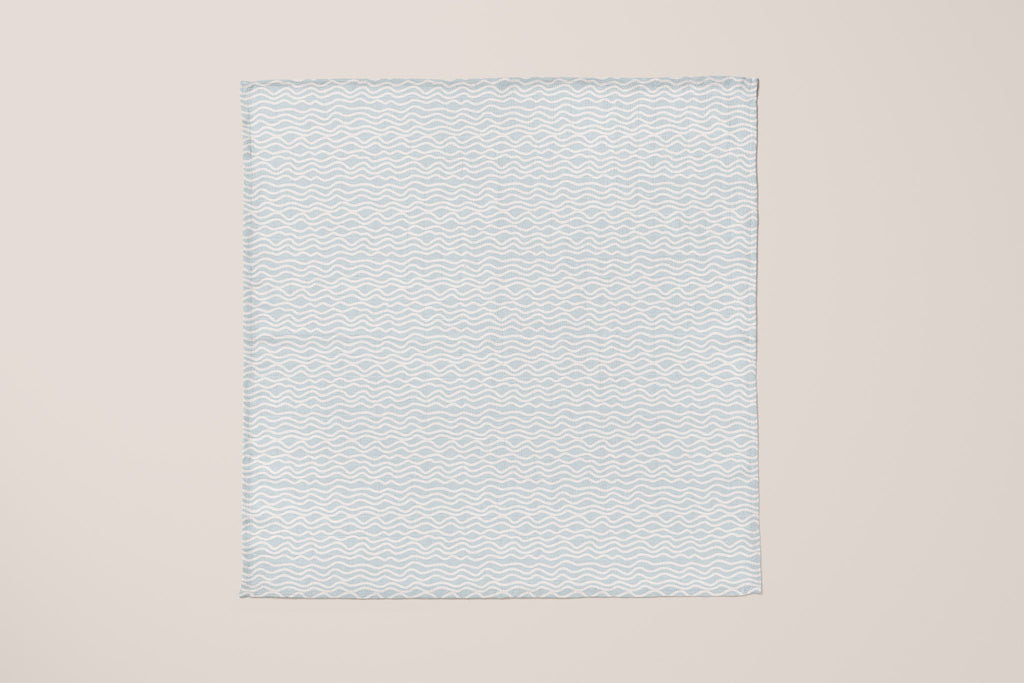 Blue Waves Swaddle Blanket