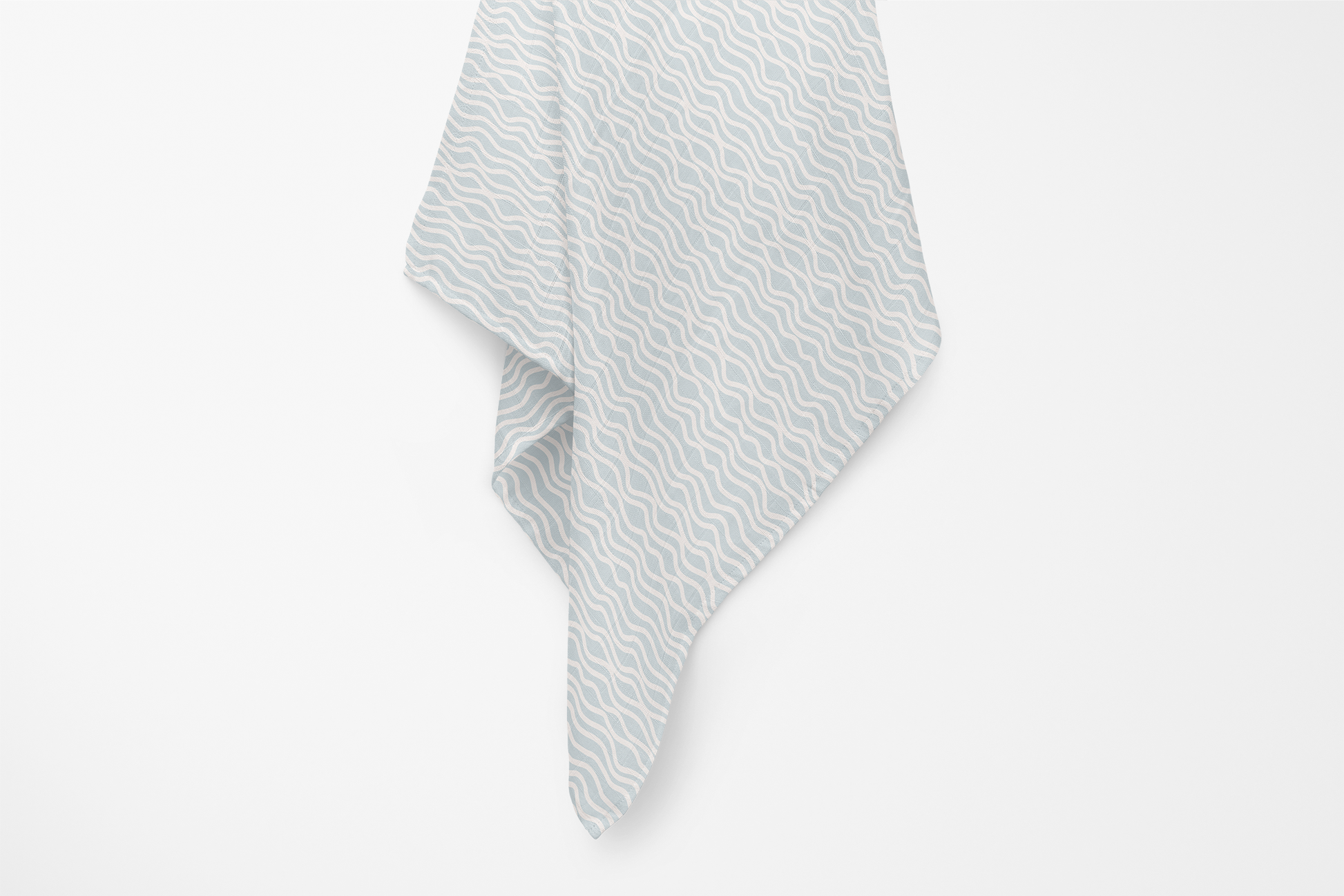 Blue Waves Swaddle Blanket
