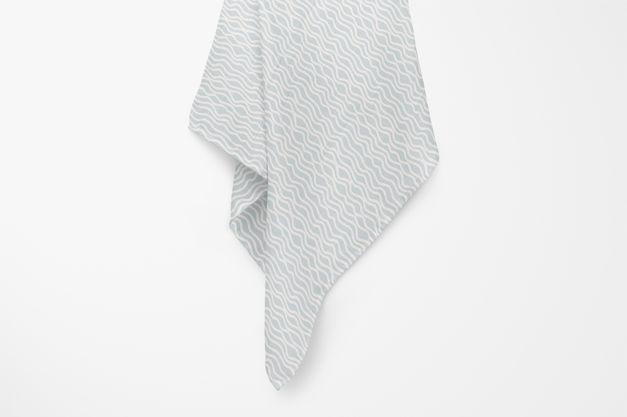 Blue Waves Swaddle Blanket