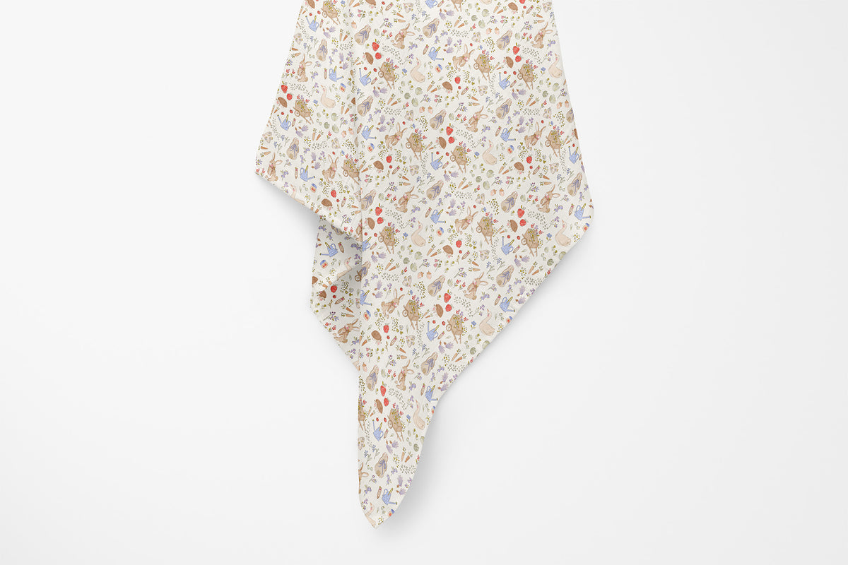 Bunnies & Swans - Bamboo Swaddle