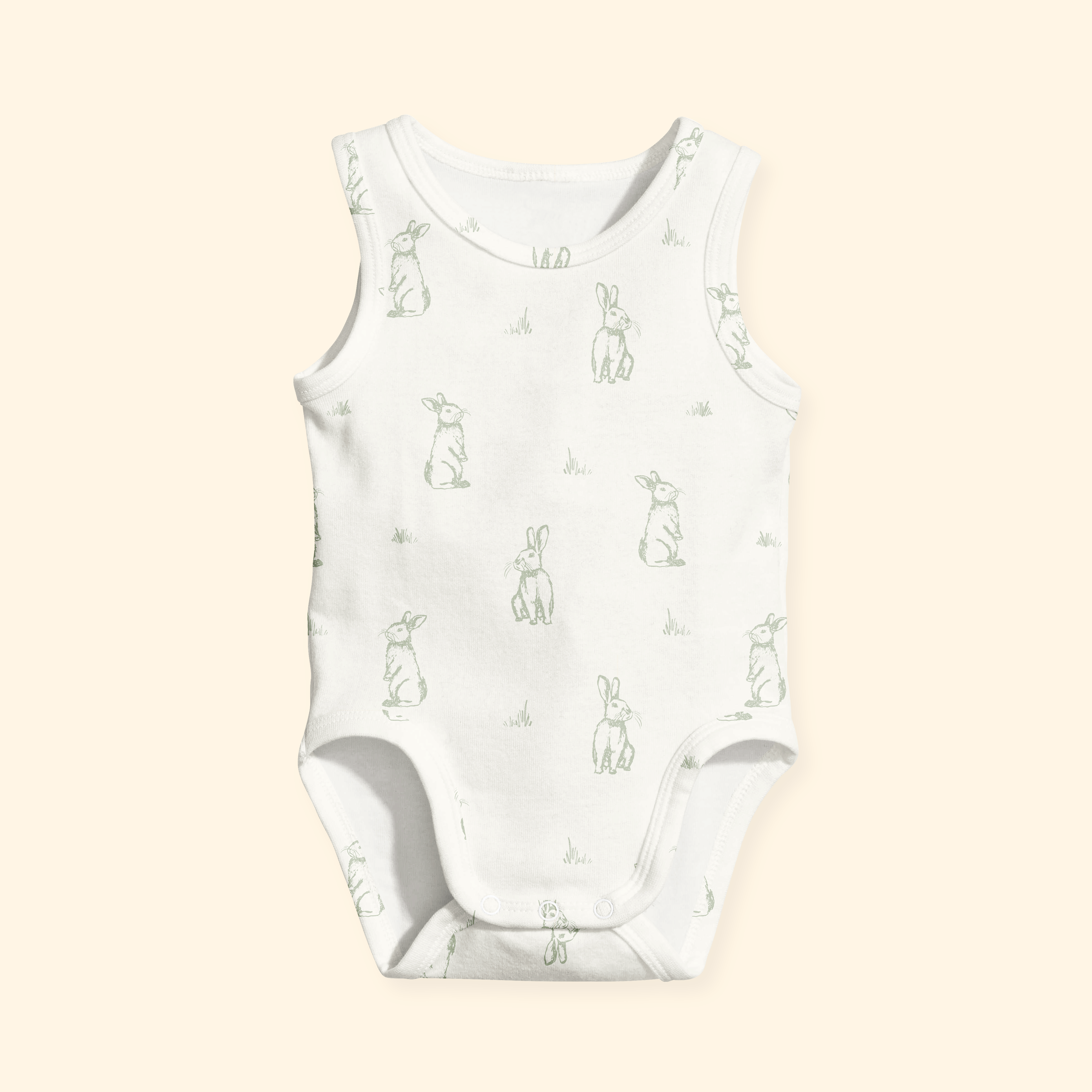 Bunny Bamboo Sleeveless Bodysuit