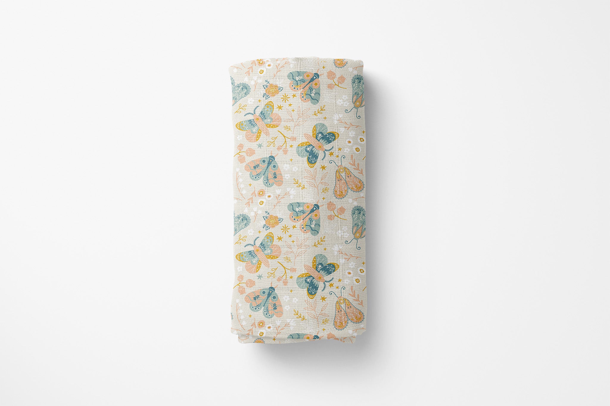 Butterfly Organic Bamboo Swaddle Blanket