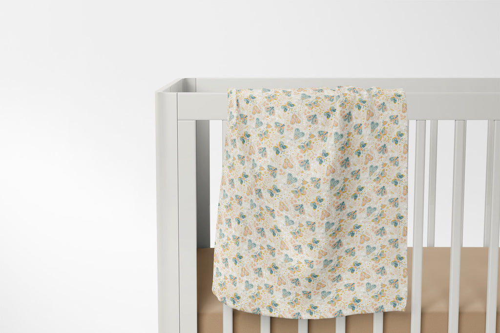Butterfly Organic Bamboo Swaddle Blanket