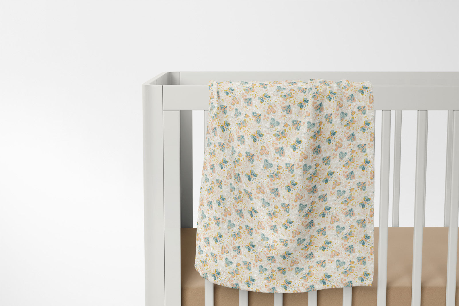 Butterfly Organic Bamboo Swaddle Blanket