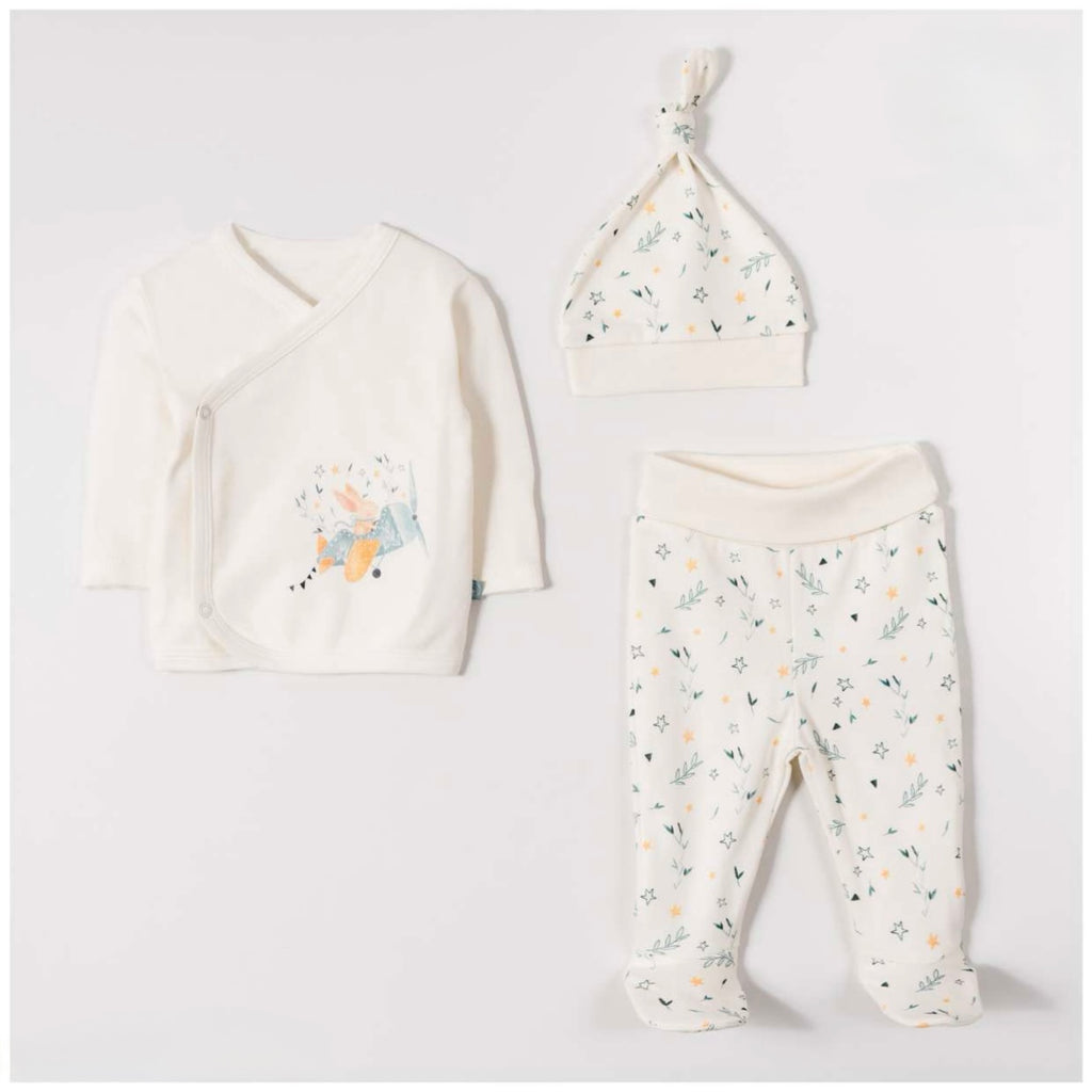 Pilot Rabbit 3-Piece Set (Kimono Top)