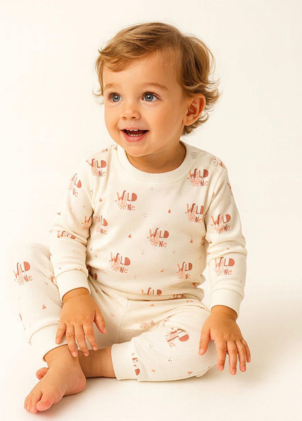 Wild One - Printed Organic Cotton Pajamas