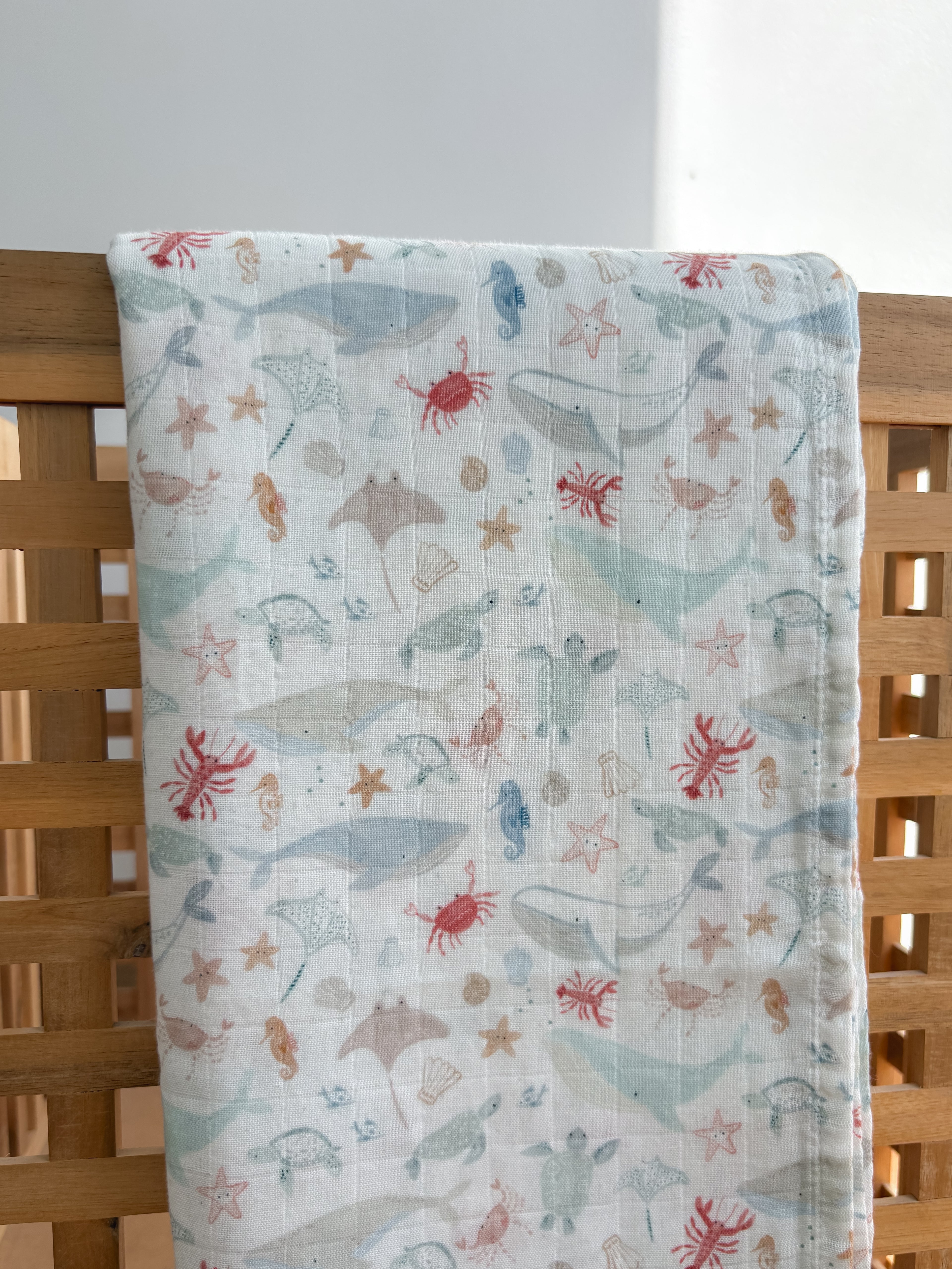 Sea Friends - Bamboo Swaddle