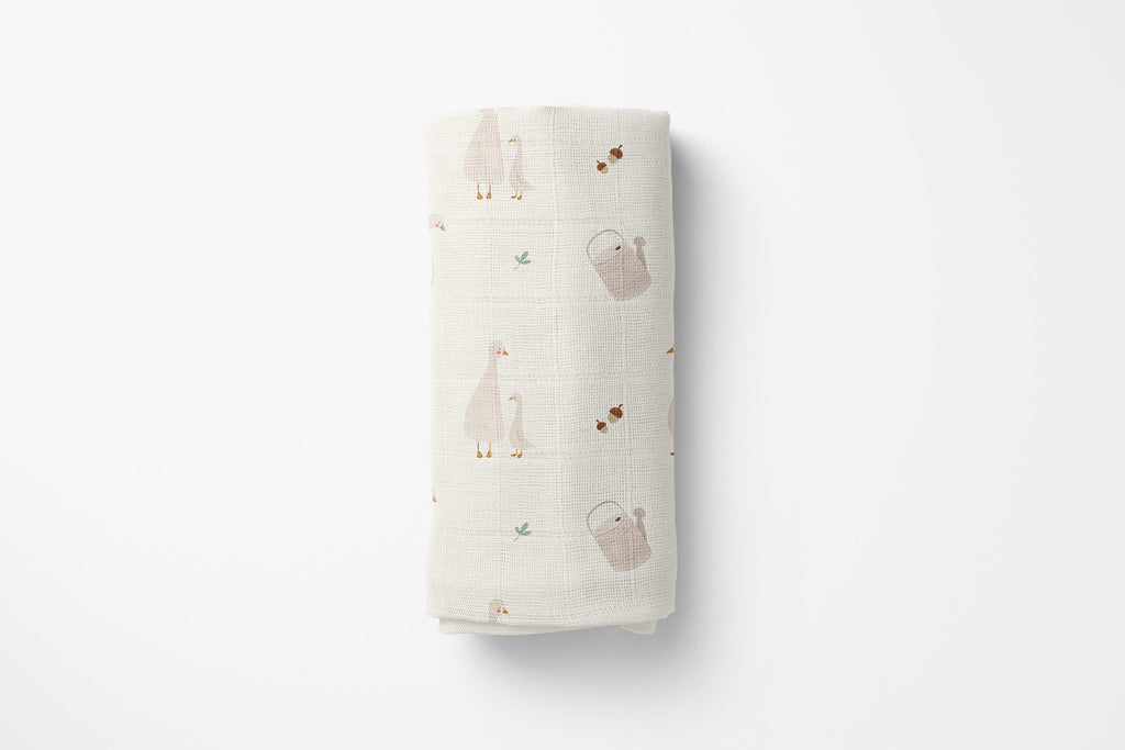 Exclusive Goose Swaddle Blanket